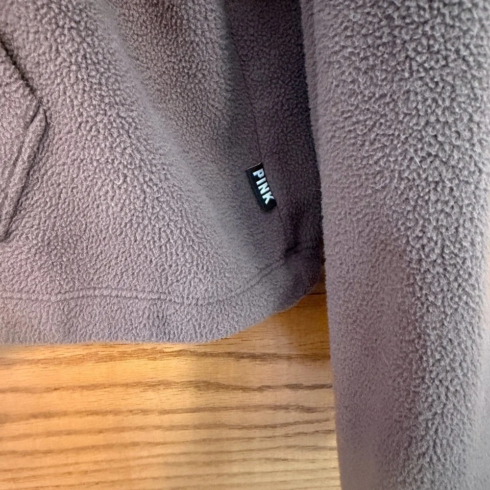 Victorias Secret PINK Polar Fleece Half-Zip pullover - Picture 3 of 5
